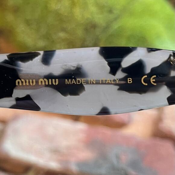 MIU MIU Mirror Tortoise Sunglasses SMU04R Sunglasses main image 11